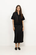 Siama S Voile Blouse - Black