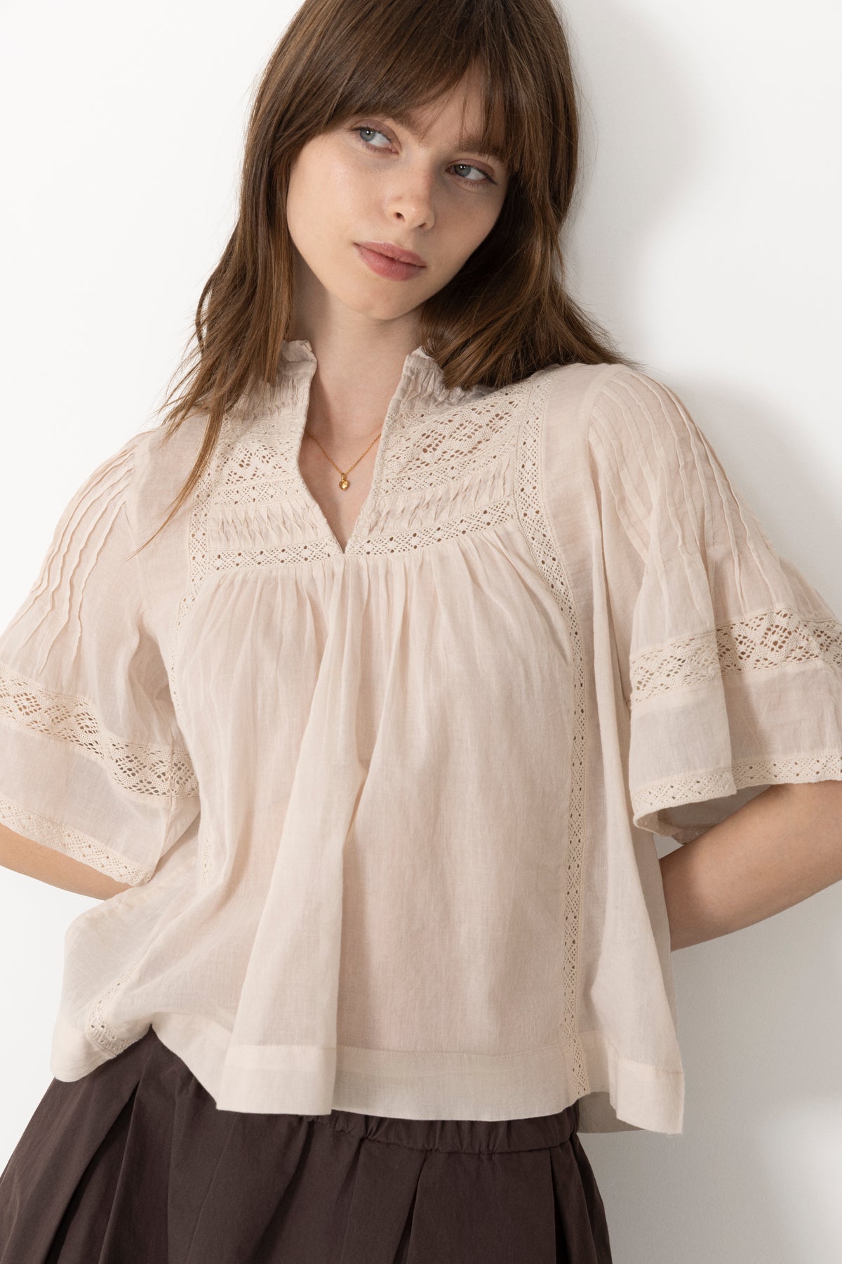 Siama S Voile Blouse - Ivory