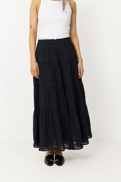 Felicia S Voile Skirt - Navy