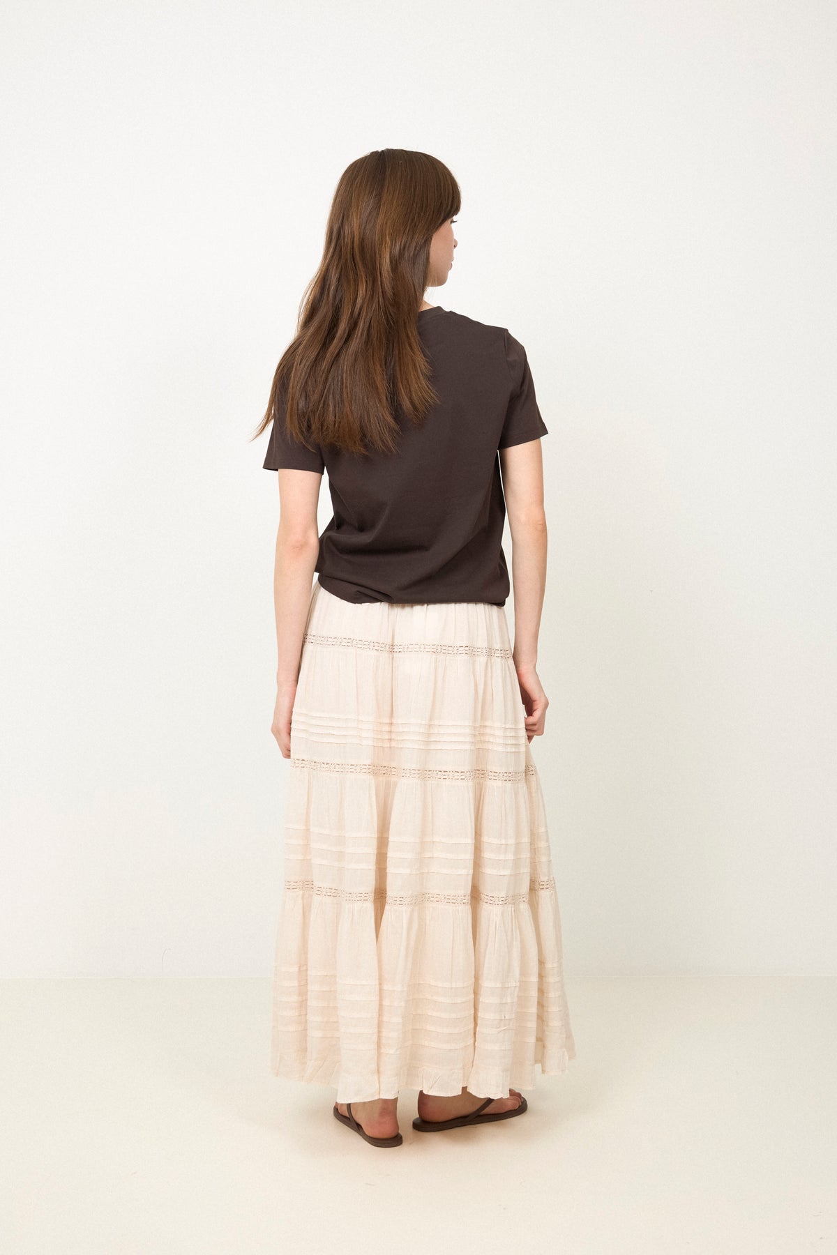 Felicia S Voile Skirt - Ivory