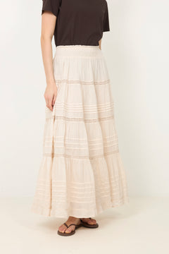 Felicia S Voile Skirt - Ivory