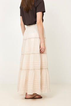Felicia S Voile Skirt - Ivory