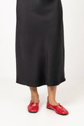 Rosalind Leather Ballet Flats - Red