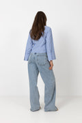 Rosa Stripe Shirt - Blue