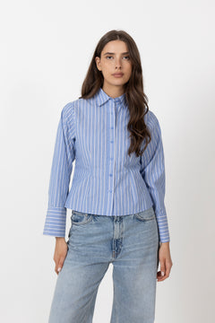 Rosa Stripe Shirt - Blue