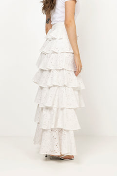 Angel Maxi Skirt - White
