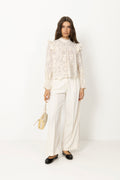 Ellinoric Lace Shirt - Vintage White