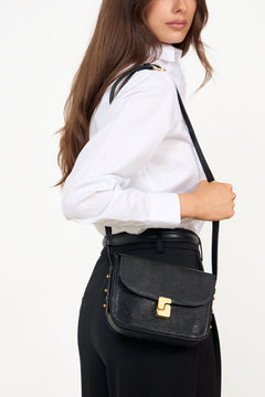 Bellissima Mini Lizard Embossed - Noir