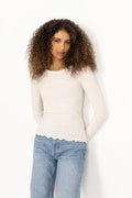 Pointella Troja Tee Ls - Vanilla Ice
