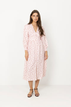 Adelic Long Dress - Pink