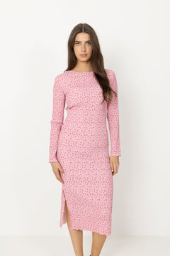 Odaic Dress - Pink Tiny Blossom