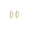 Small Hoops - Blue