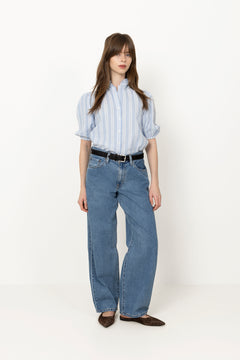 Seaside Blouse  - Light Blue