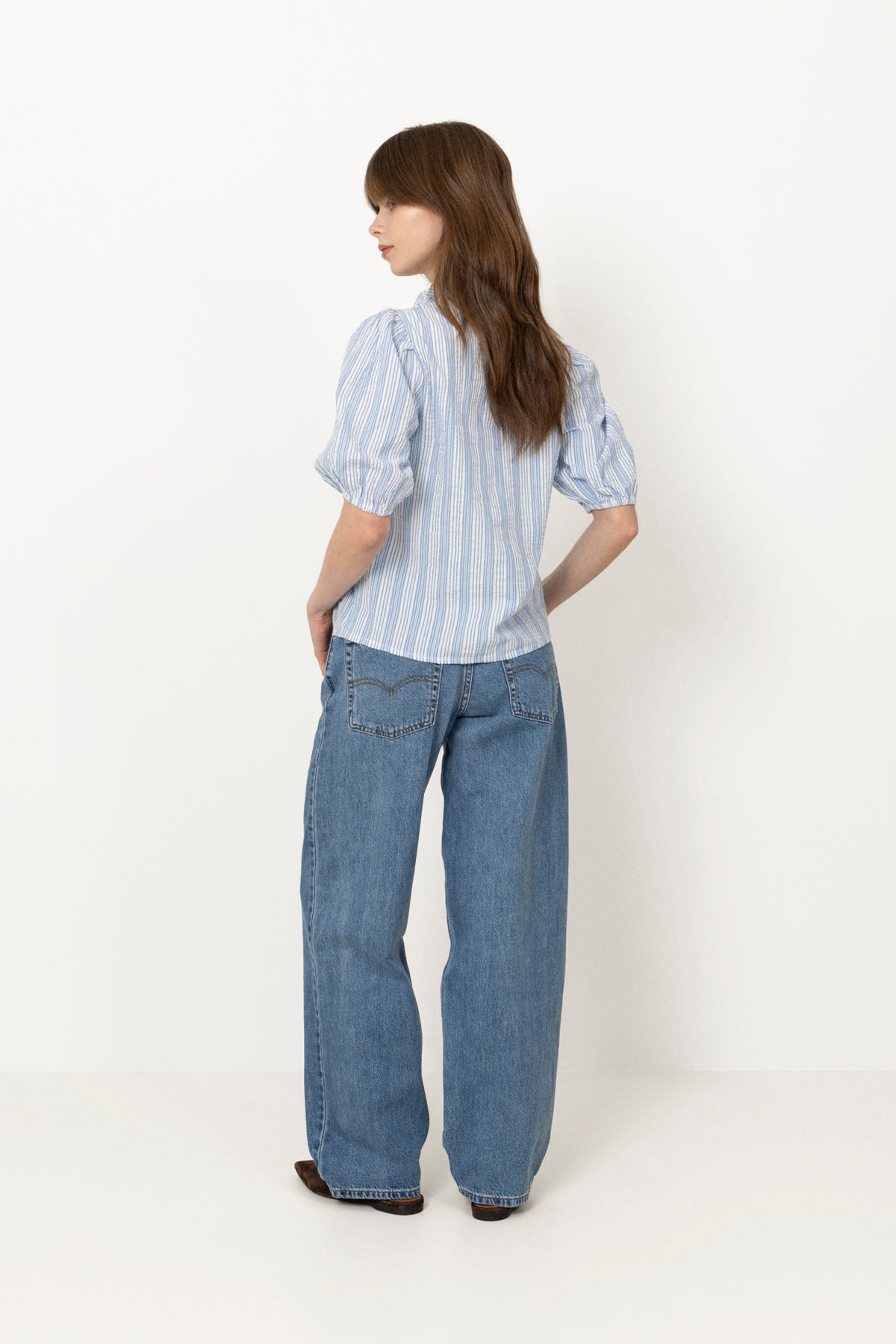 Seaside Blouse  - Light Blue
