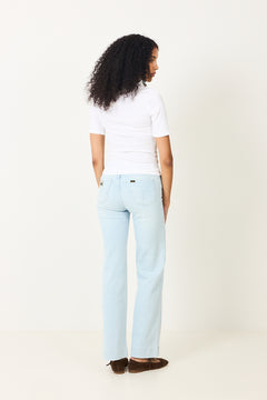 Betrina Rib 2/4 Tee - Bright White