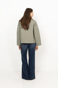 Anne Quilt Solid Jacket - Khaki