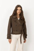 Almaic Trenchcoat - Dark Brown