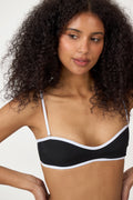 Ribbed Bikini Top - Black