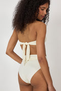 Bay Bikini Bottom - Pearl White