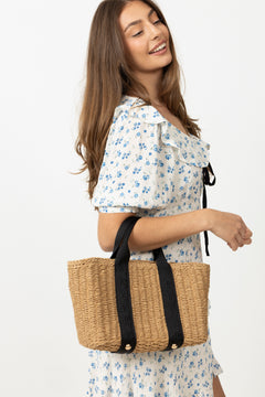 Beatrice Basket Bag - Black
