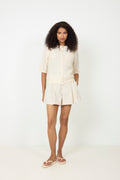 Kae Ss Knit Cardigan - Oyster