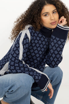 Boat Sweater Women - Navy Blue
