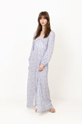 Lilith Maxi Dress - Cinthia Blue Print