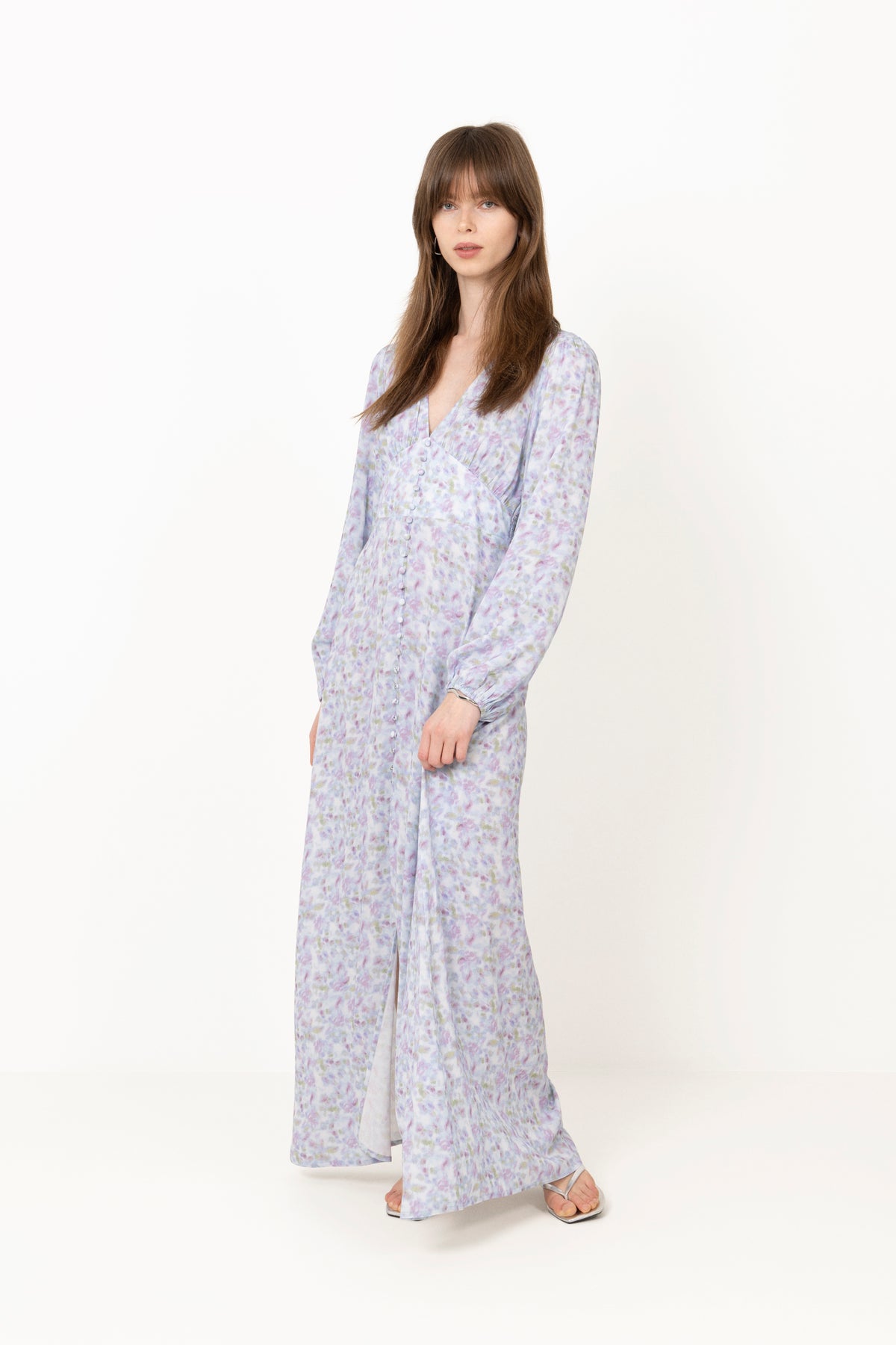 Lilith Maxi Dress - Cinthia Blue Print