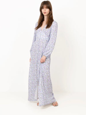 Lilith Maxi Dress - Cinthia Blue Print