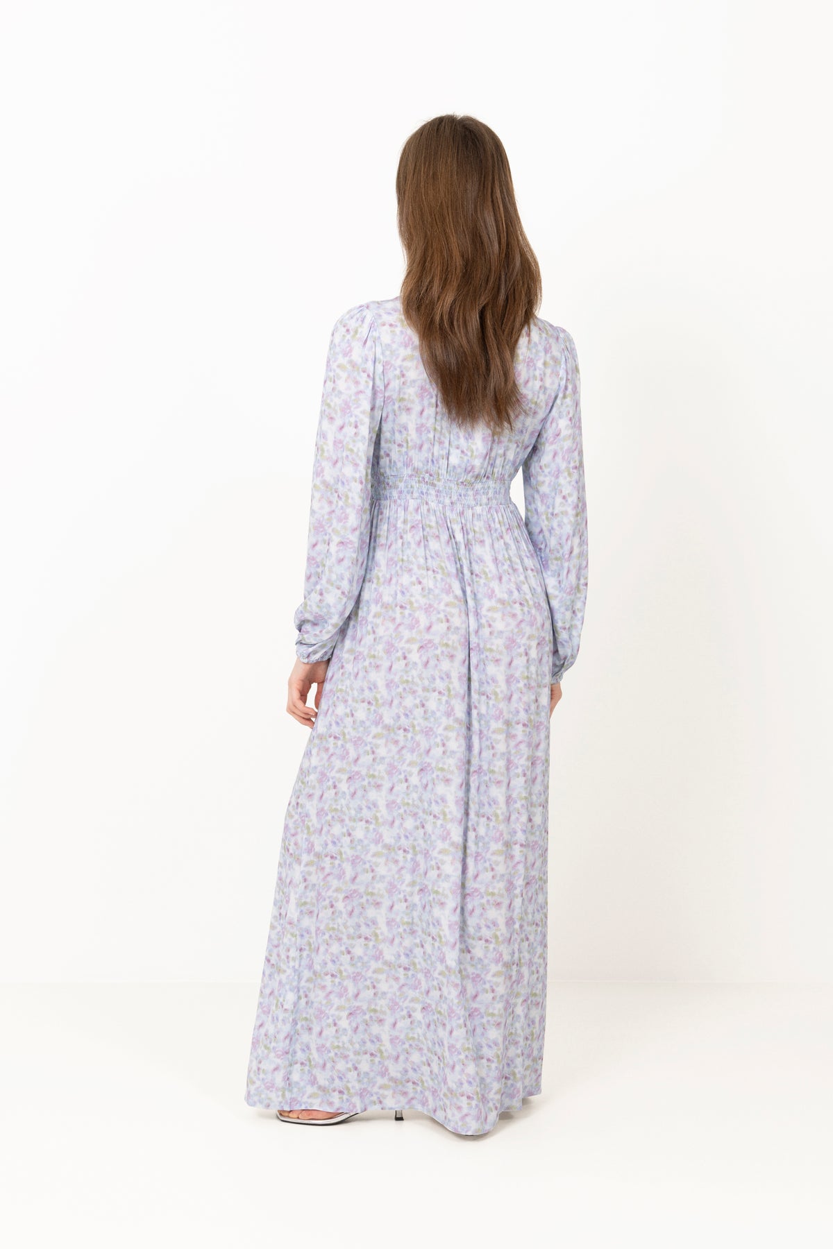 Lilith Maxi Dress - Cinthia Blue Print