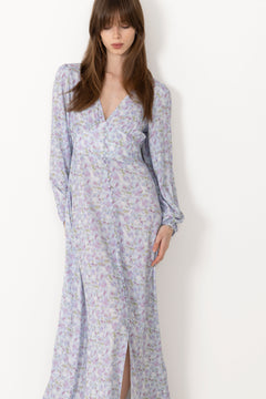 Lilith Maxi Dress - Cinthia Blue Print