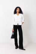 Yasebba Ls Top - Star White
