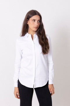 Romie Ls Fitted Shirt - White