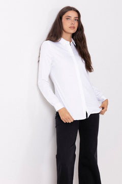 Romie Ls Fitted Shirt - White