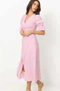 Andrea Dress - Pink Seersucker