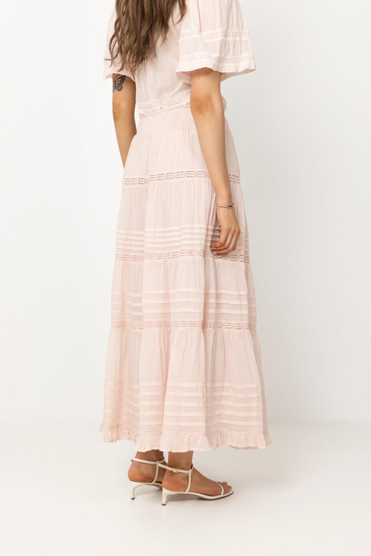 Felicia S Voile Skirt - Light Pink
