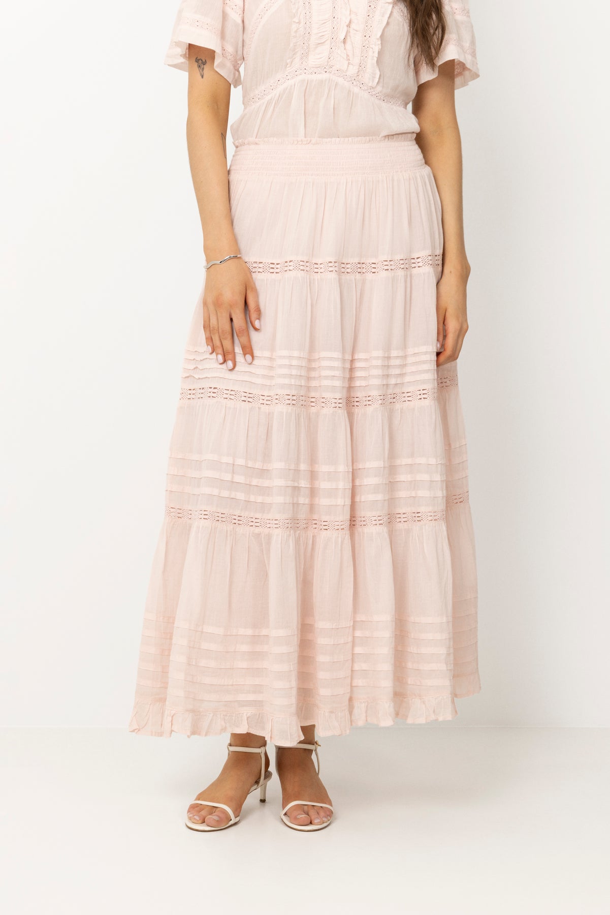 Felicia S Voile Skirt - Light Pink