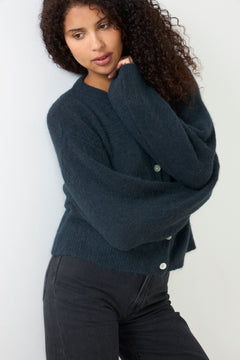 Kae Knit Cardigan - Dark Grey