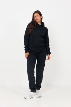 W Regular Hoodie - Black