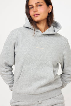 W Regular Hoodie - Grey Mix