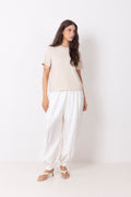 Essential Ss Boxy Tee - Oatmeal