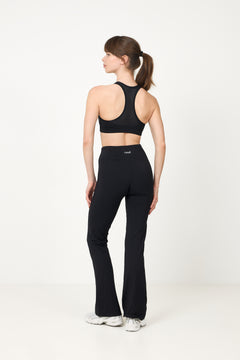 Flare High Waist Pant - Black