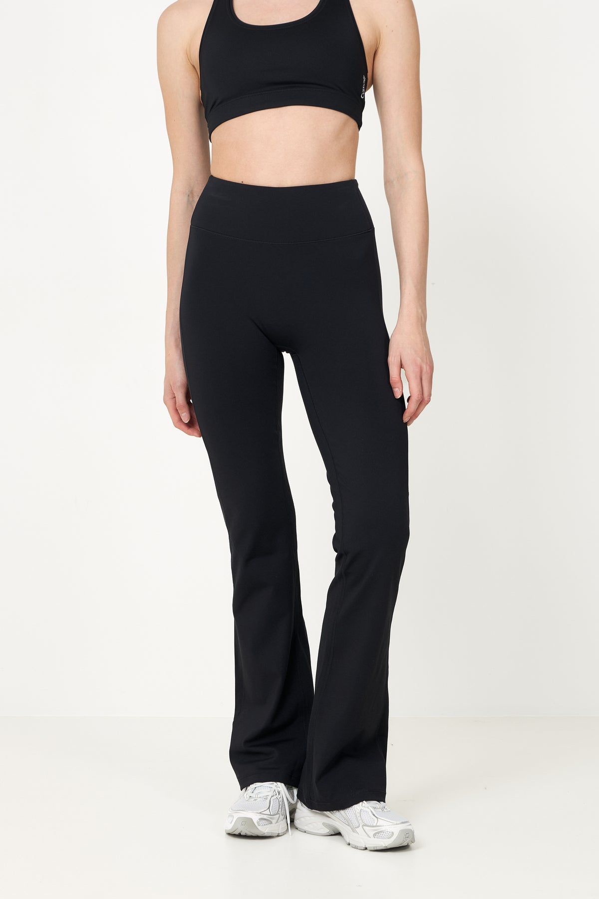 Flare High Waist Pant - Black