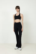 Soft Touch Flared Pants - Black