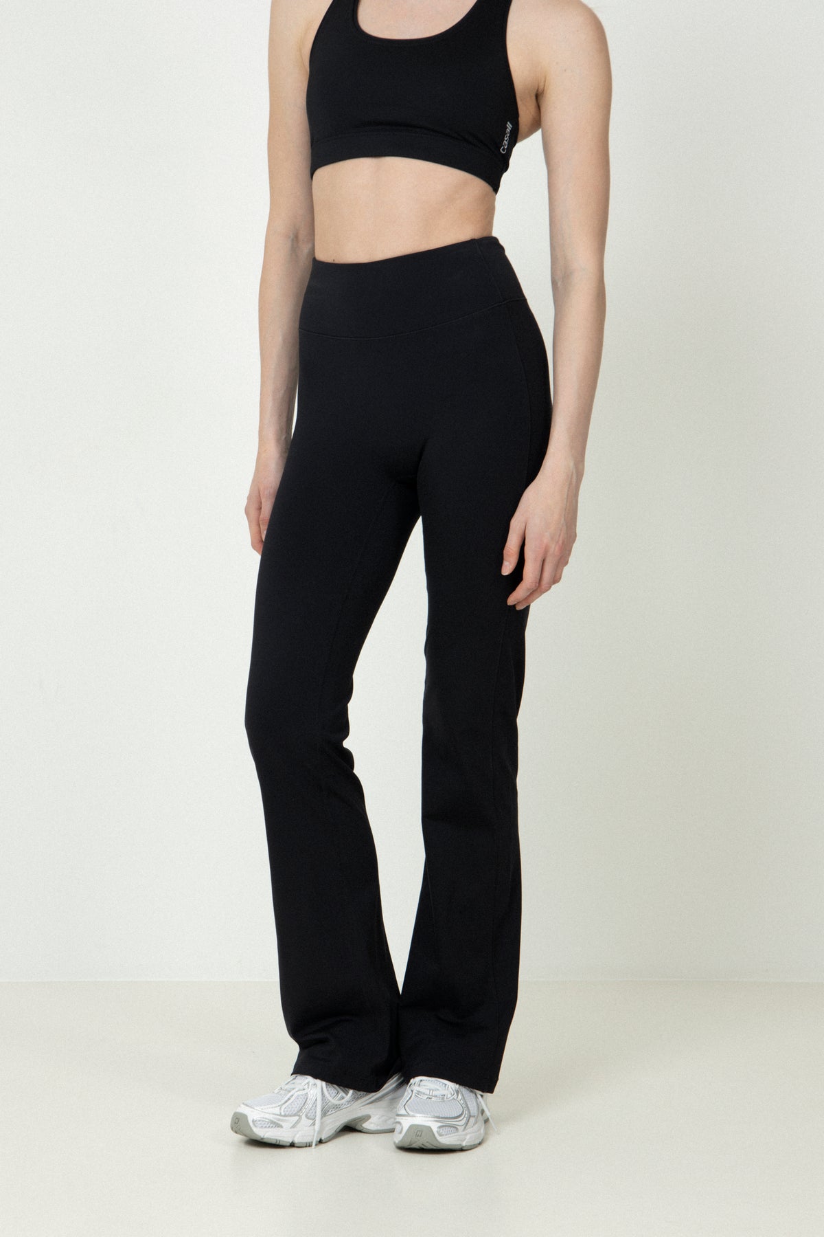 Soft Touch Flared Pants - Black