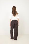 Sonar Linen Pants - Dark Brown