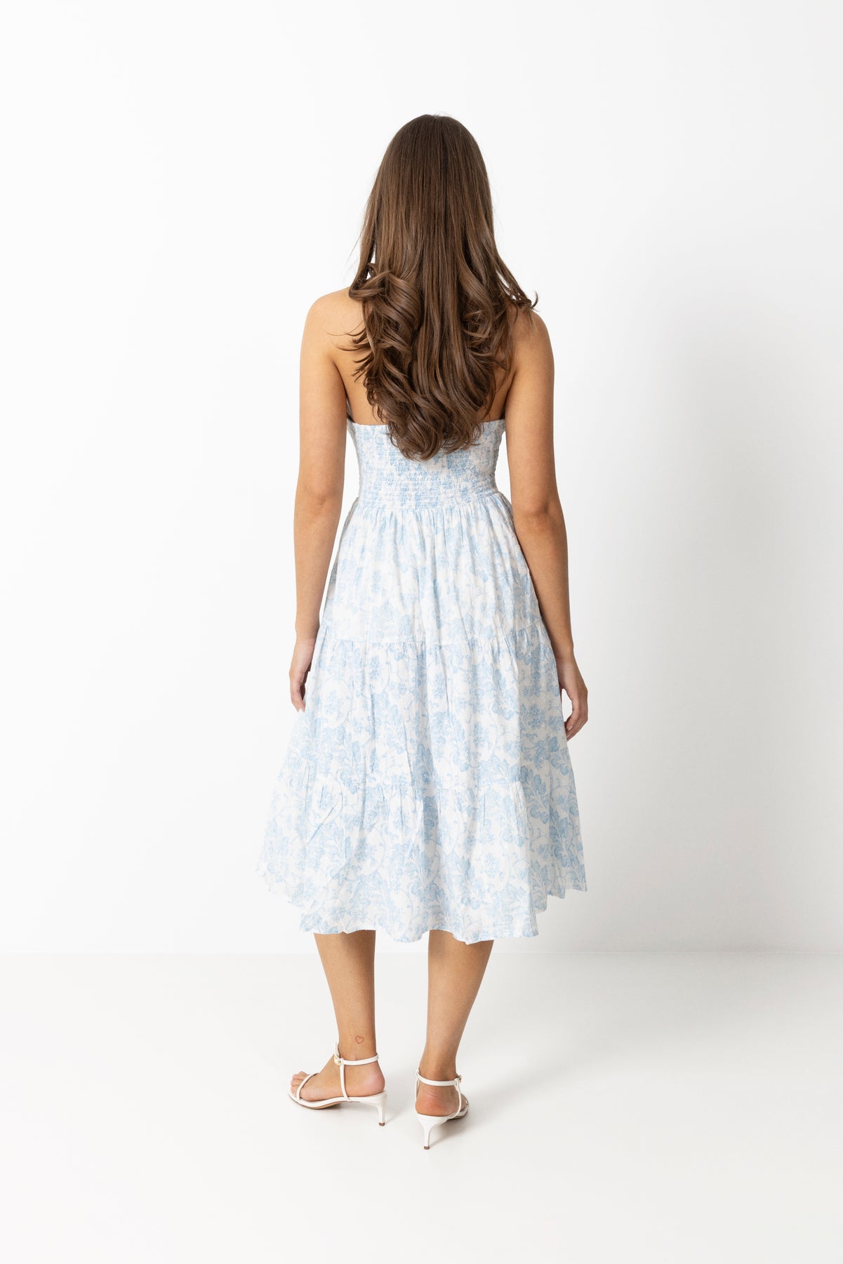 Hennie Midi Dress - Blue
