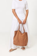 Suede Eden Bag - Brown