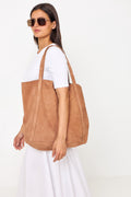 Suede Eden Bag - Brown