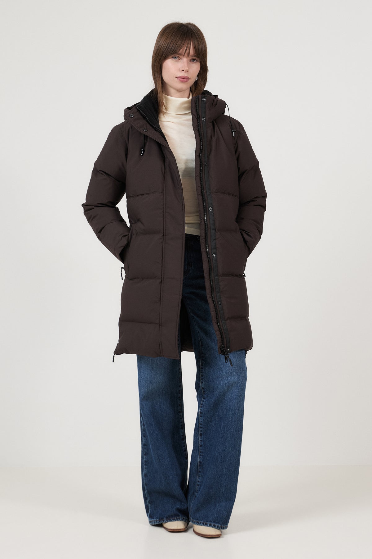 Ida Down Parka - Black Coffee